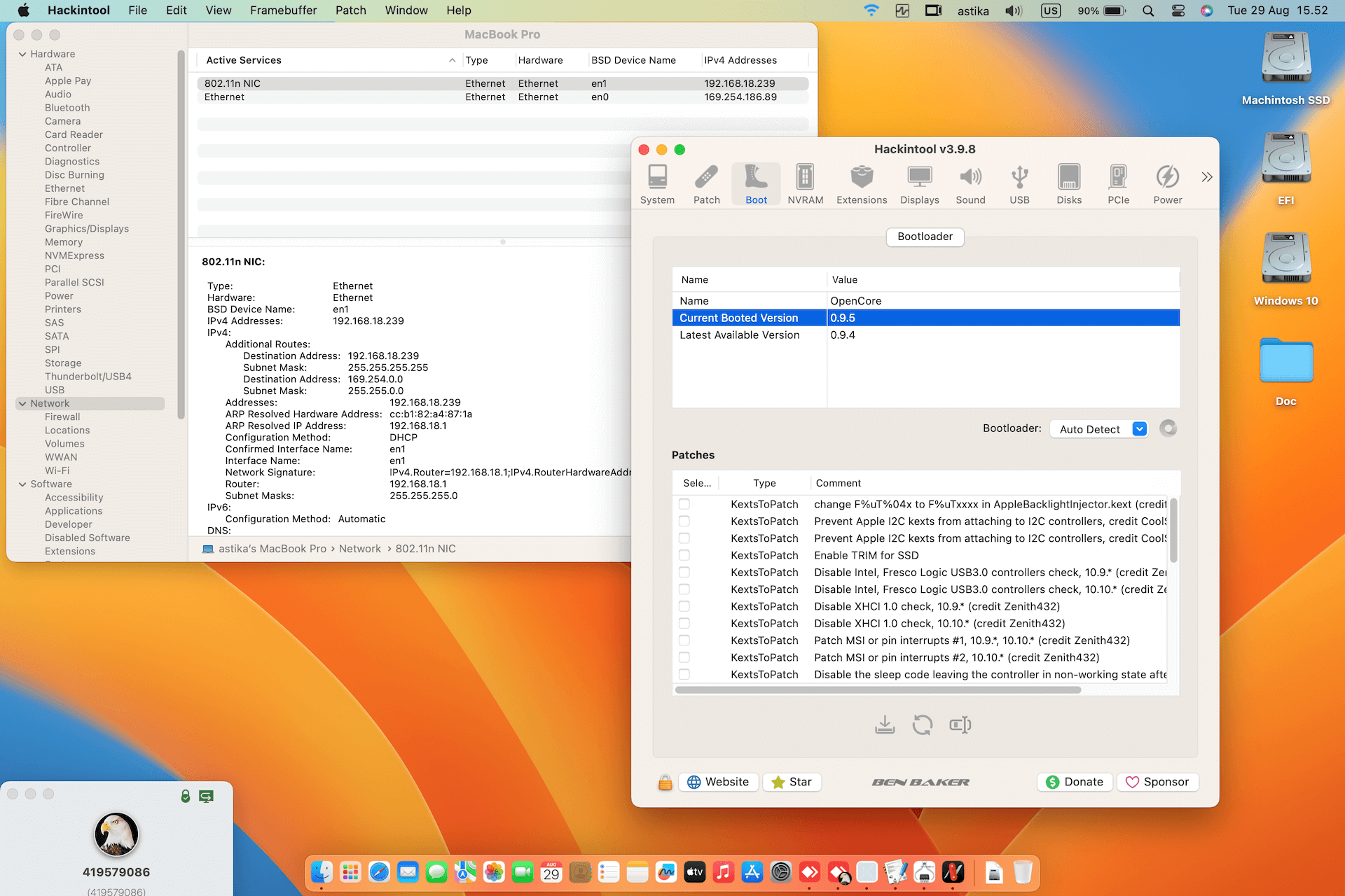 Microsoft Surface Book 2 2nd [KabyLake R   Intel UHD 620 + I2C]   OpenCore 1